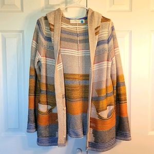 Anthropologie Sparrow Hooded Cardigan Sz L